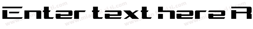 Enter text here Reset Stencil Std字体转换